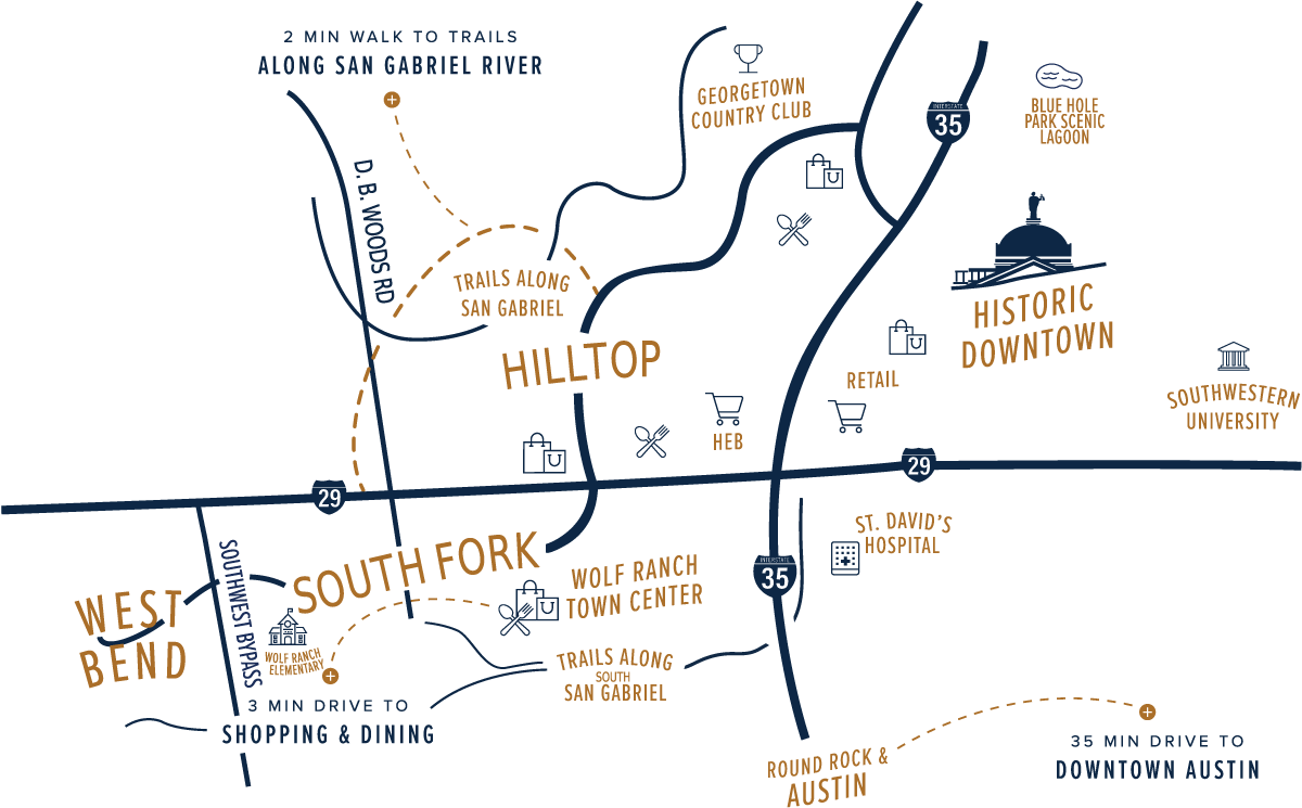 Wolf Ranch Location Map
